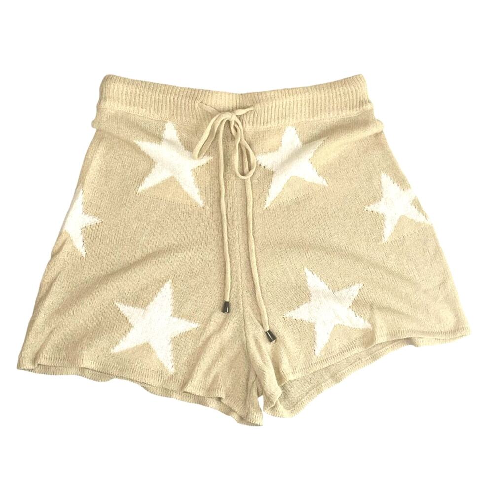 Womens Shorts Sz S Knit Disco 70s Festival  Fairy Grunge Indie Sleeze Star‎ Twee